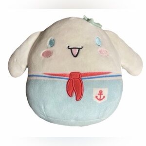 Cinnamoroll Sanrio Squishmallow Plush 7” Sailor Nautical Kellytoy Soft Cute